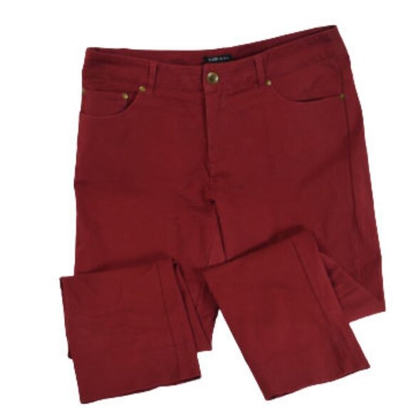 E39 By Eric Brick Red Straight Leg Jeans / Pants - Picture 1 of 3